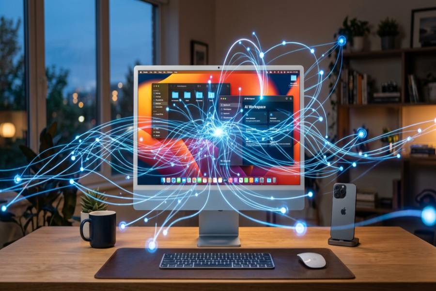 how AI reshapes Mac UX